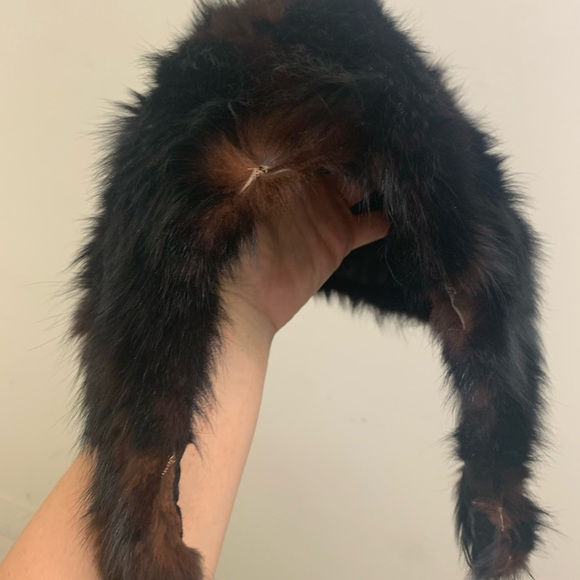 Mink fur trapper hat - Picture 2 of 6